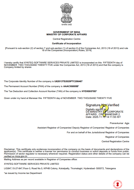 Government Registration